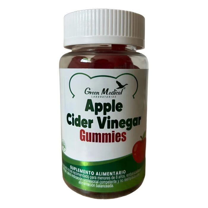 Apple Cider Vinegar Gummies x 30 unidades (Vinagre de manzana) GREEN MEDICAL